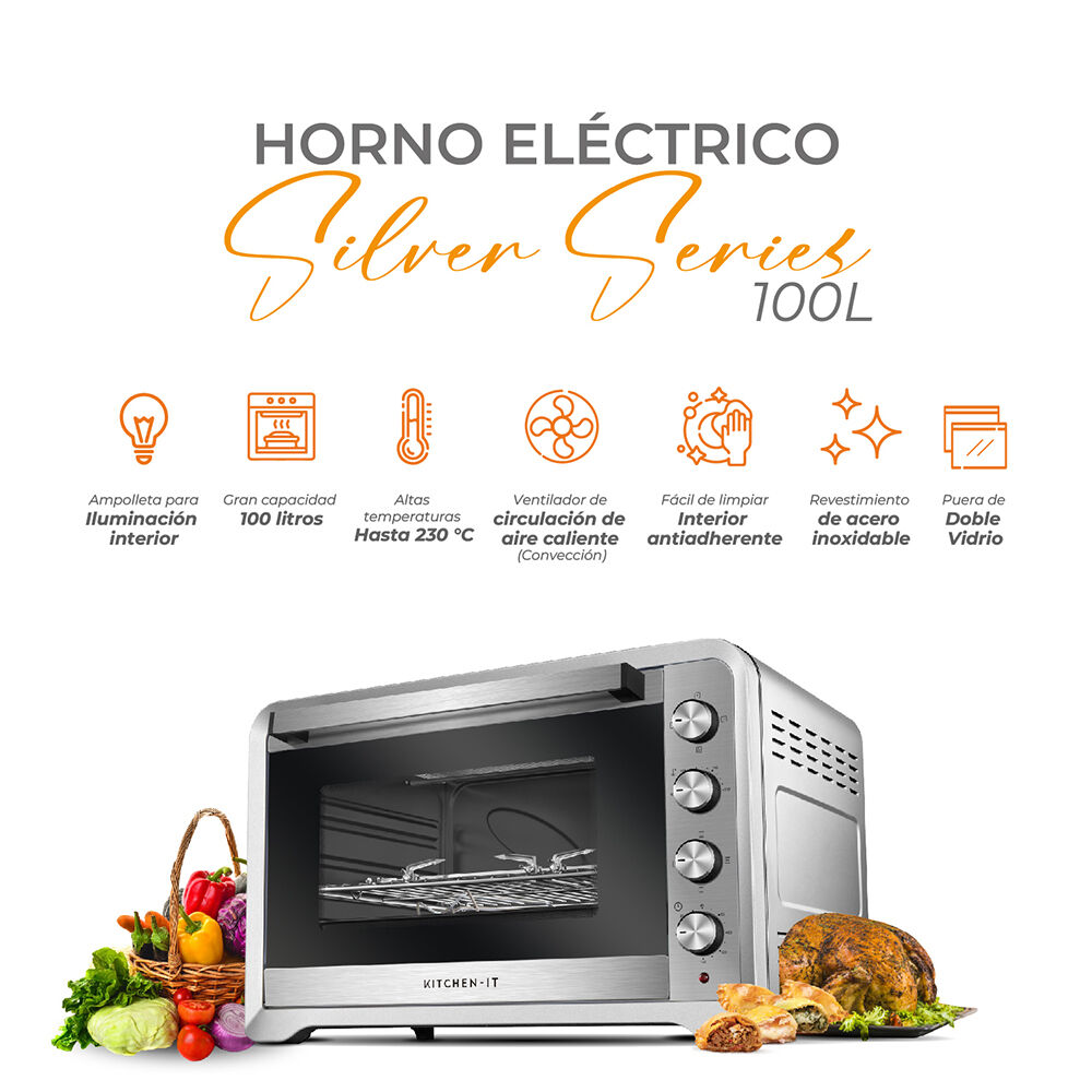 Horno Eléctrico Silver Series 100l image number 3.0