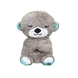 Nutria Peluche Relajante Luz Musical Juguete Respiraci&oacute;n