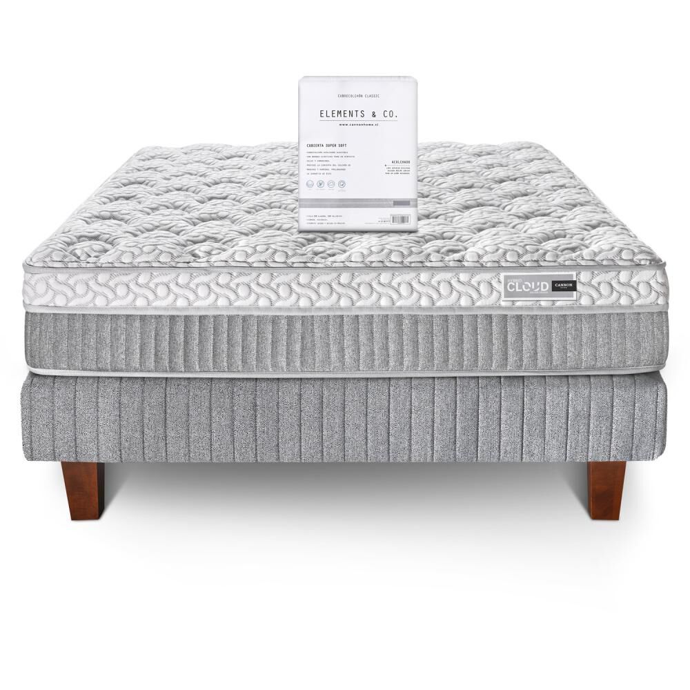 Cama Europea Cannon Home Hybrid Cloud / 2 Plazas / Base Dividida image number 6.0