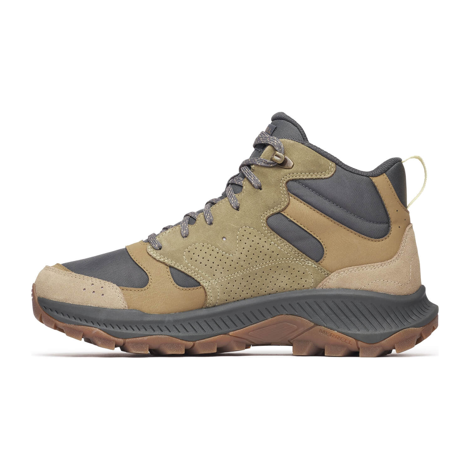 Bot&iacute;n Merrell Tempo Sol Mid Impermeable Verde Hombre image number 2.0