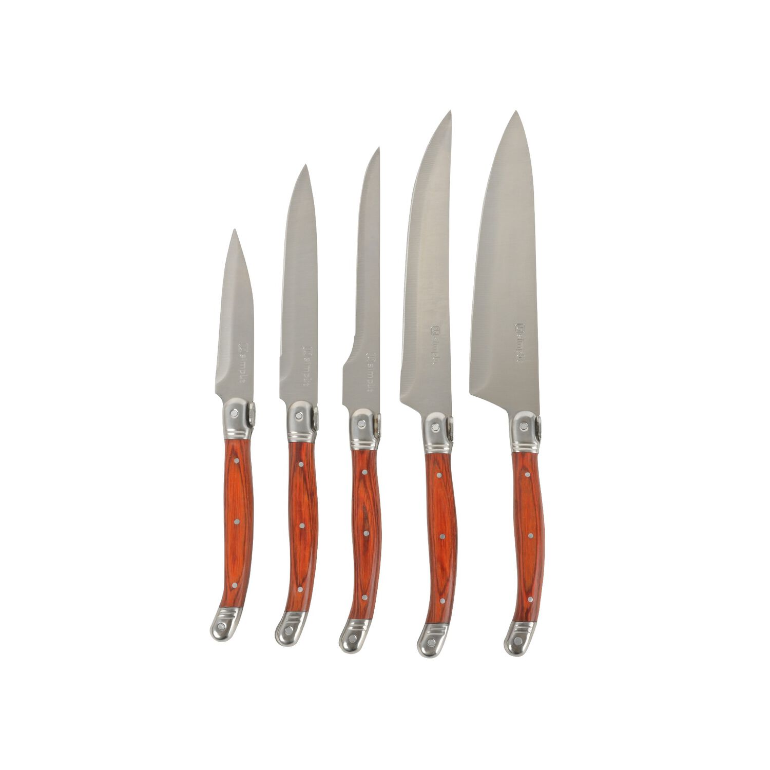 Set Cuchillos 5 Pcs Marsella Acero Inoxidable Simplit image number 0.0