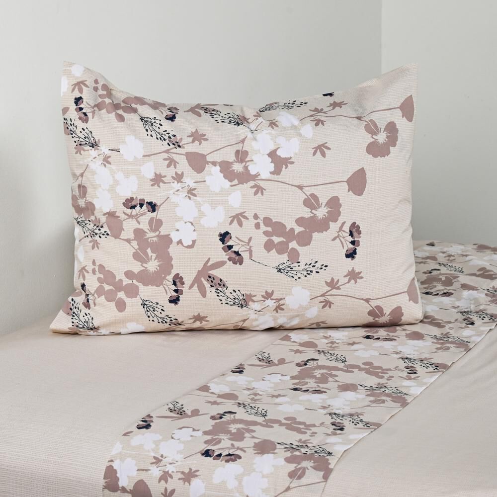 Juego De Sábanas Cannon Hibiscus / 1.5 Plazas / 200 Hilos image number 0.0