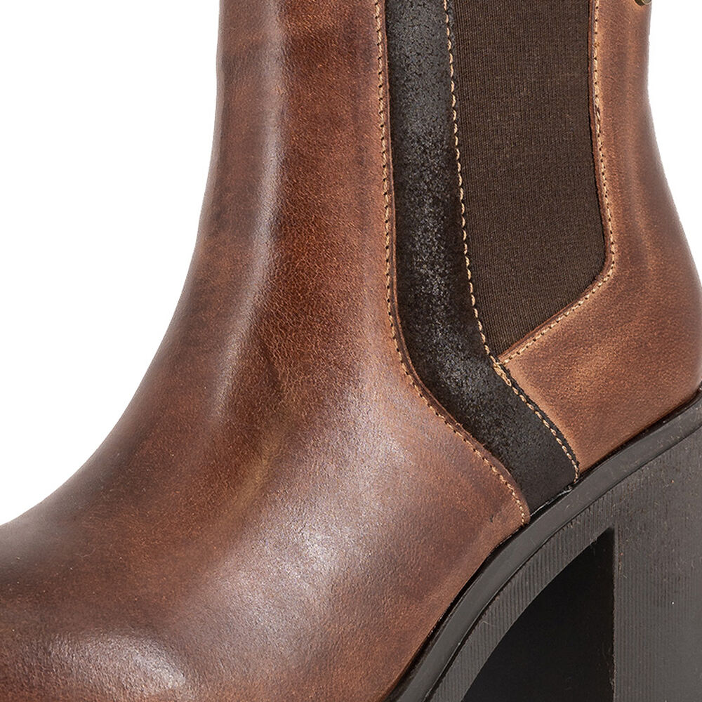 Botin De Cuero Zanra Cafe Alquimia image number 4.0