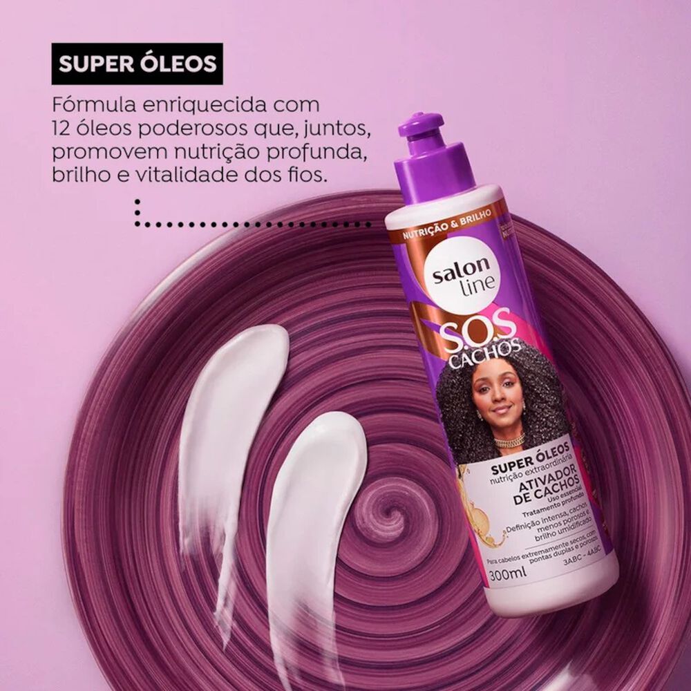 Sos Activador Super Oleos Nutritivo 300ml Salon Line image number 2.0