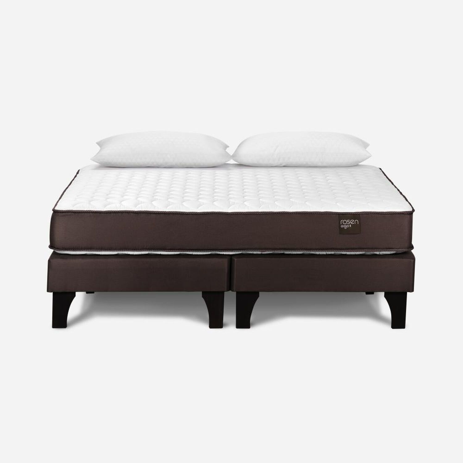 Cama Europea Rosen Ergo T / 2 Plazas / Base Dividida + Almohada Light image number 0.0