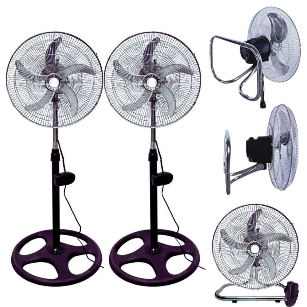 Pack X2 Ventilador 3 En 1 Alta Potencia 18" Hogar Y Oficina image number 0.0