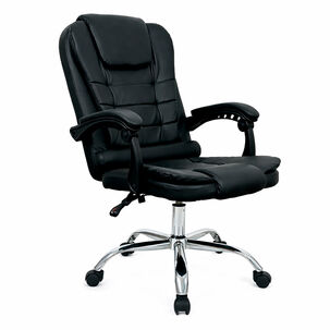 Silla Escritorio Gerencial Praga Ergon&oacute;mica Negra