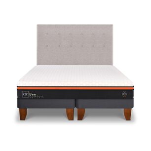 Cama Europea Cic Bee Comfort / 2 Plazas / Base Dividida + Respaldo