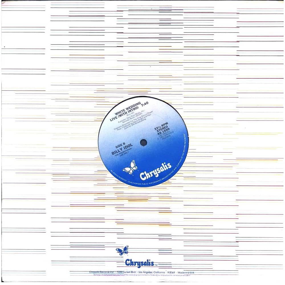 Billy Idol - White Wedding | 12" Maxi Single Usado image number 1.0