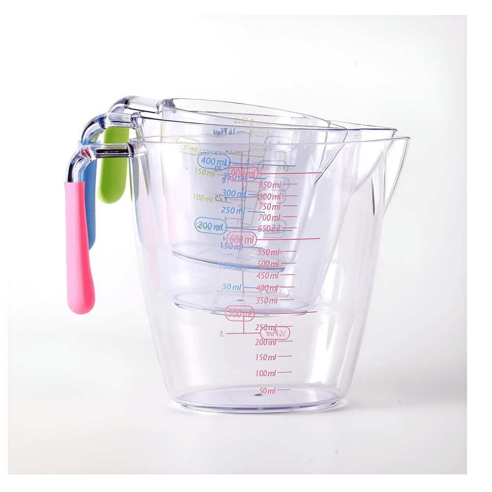 Set De 3 Jarras Medidoras Plástico 3 Medidas image number 3.0