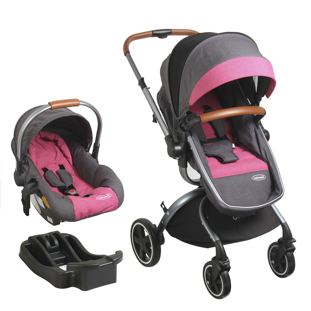 Coche Travel System Deluxe 360 Rosado image number 0.0