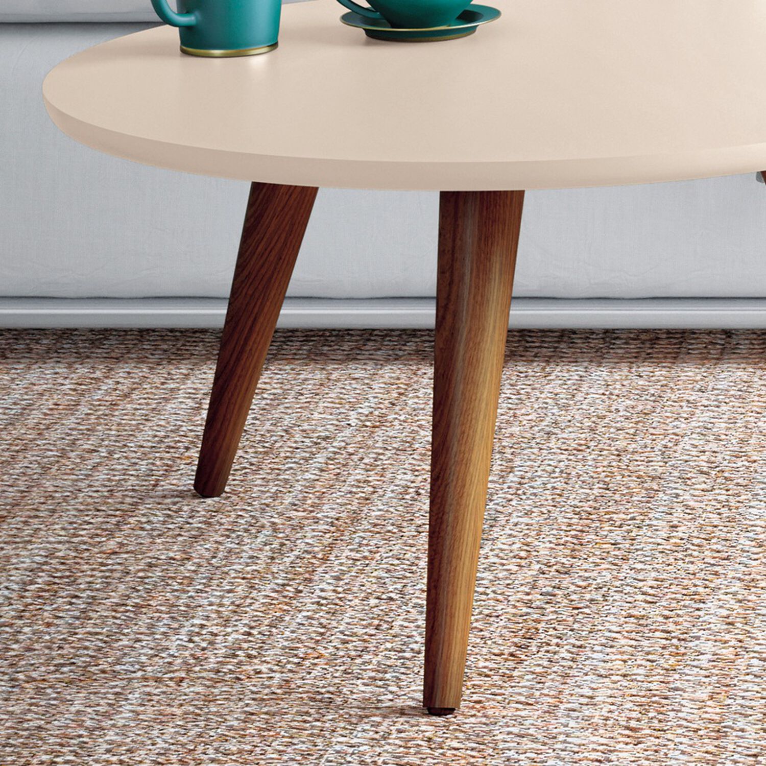 Mesa De Centro Alba Off White 60x60x32 image number 1.0