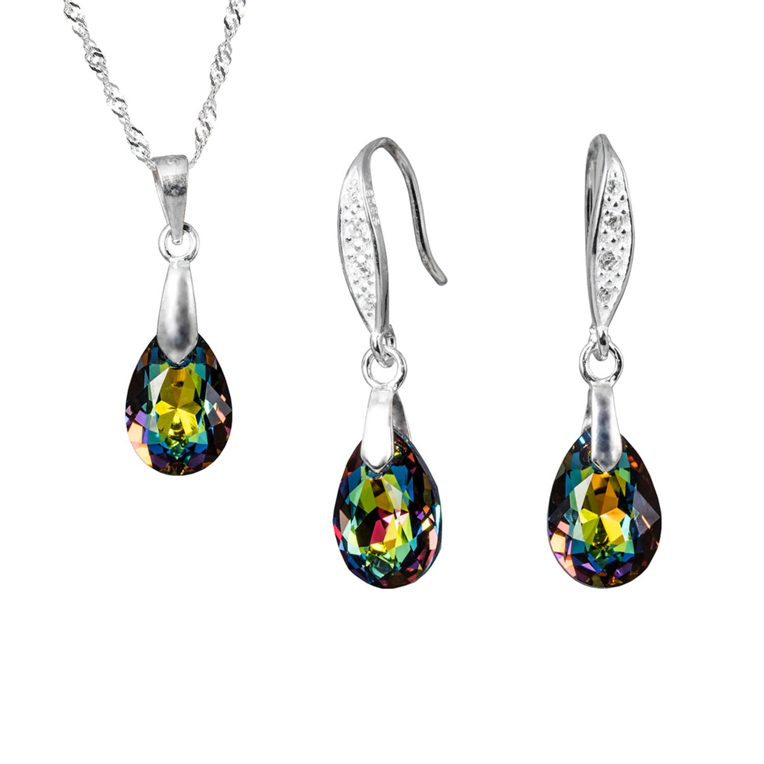 Conjunto Milan Cristales Genuinos Vitral Medium image number 0.0