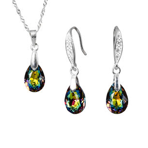 Conjunto Milan Cristales Genuinos Vitral Medium