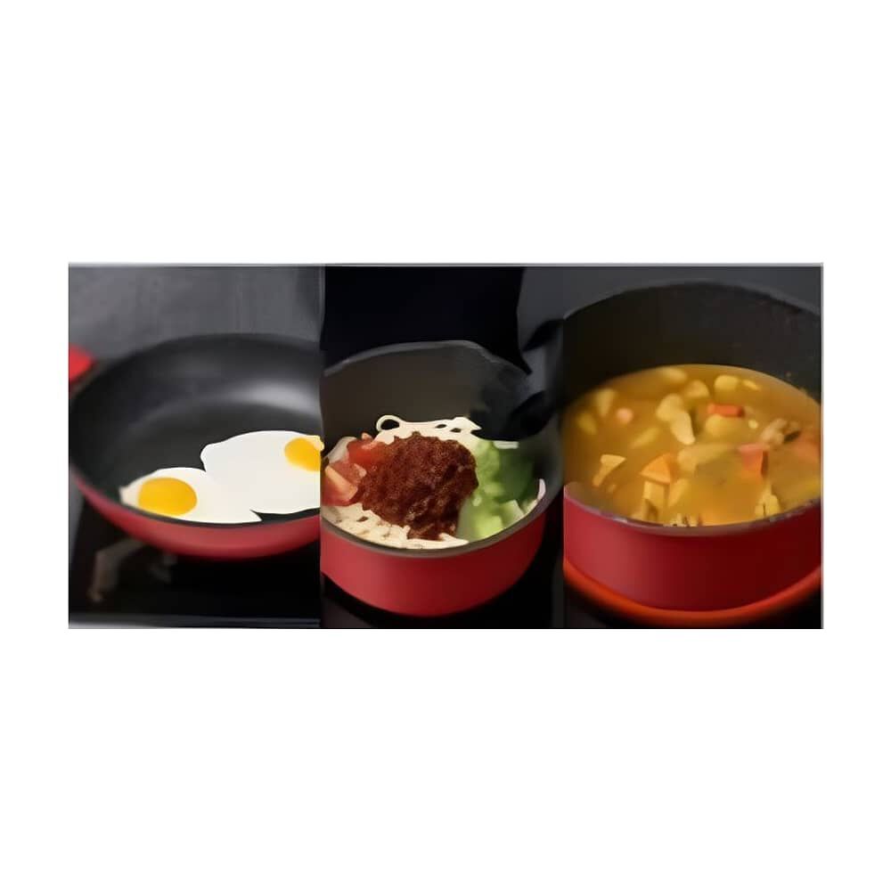 Set De Ollas De 5 Piezas Modelo Ca002s001 Red image number 3.0