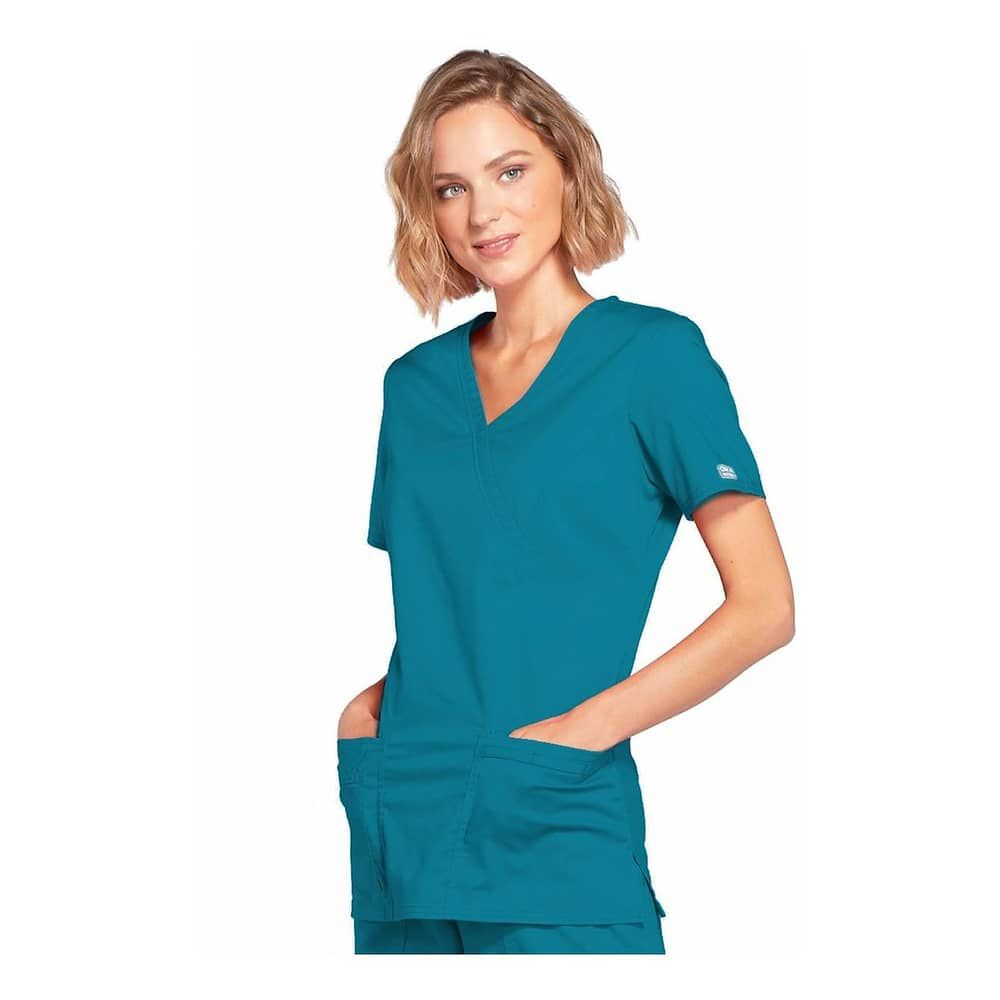 Conjunto Polera Y Pantal&oacute;n Clinico Cherokee Caribbean Blue image number 1.0