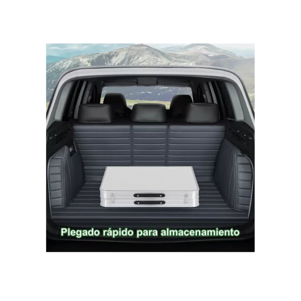 Mesa Plegable Port&aacute;til 4 Sillas De Aleaci&oacute;n Aluminio Camping image number 12.0