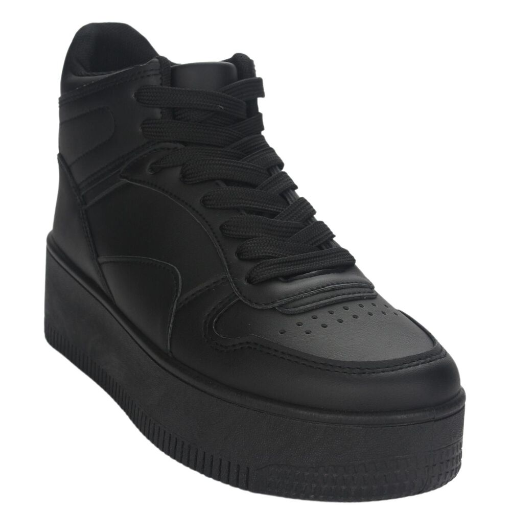 Zapatilla Chalada Mujer Metta-8 Negro Plataforma image number 2.0