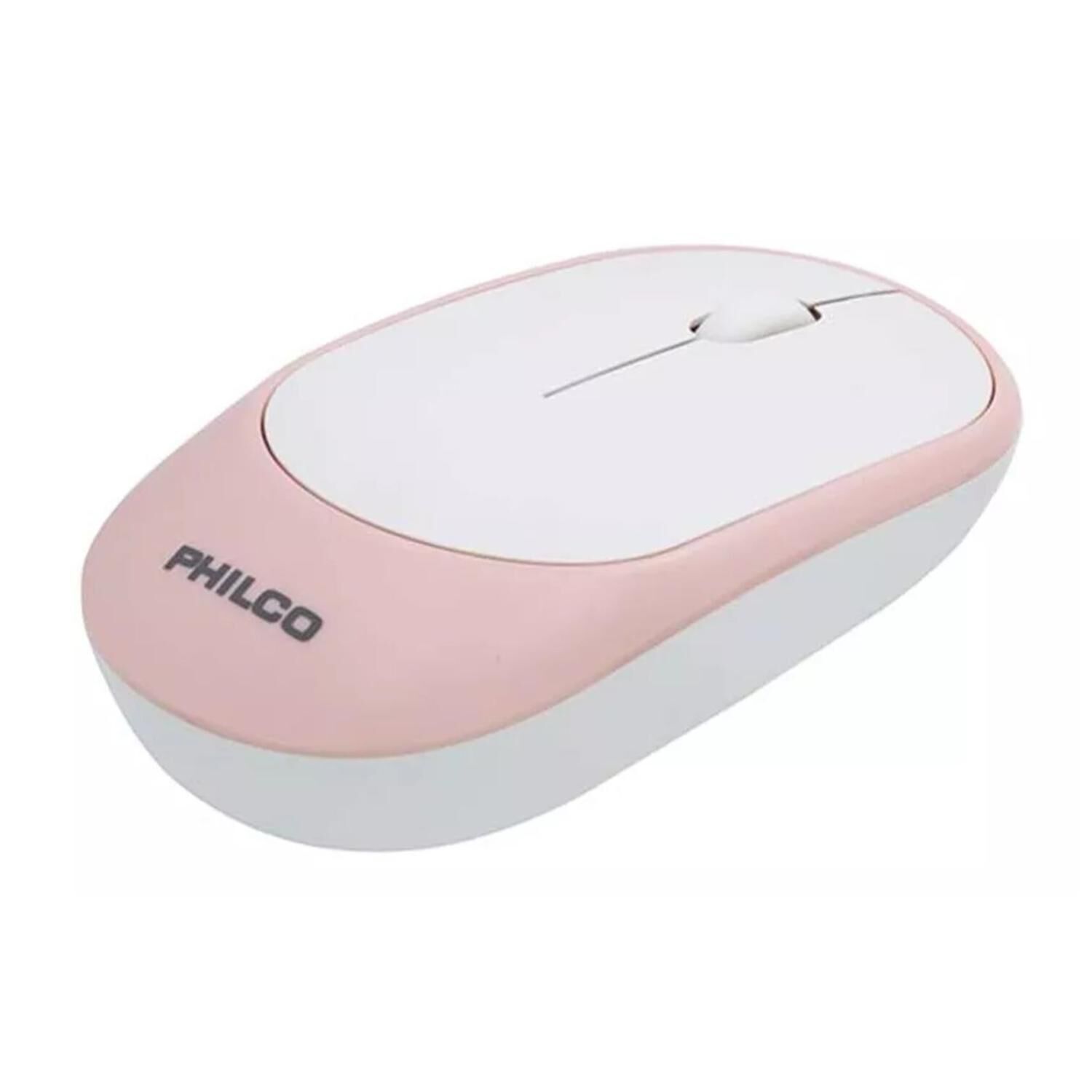Mouse Inalambrico Usb Silencioso 3 Botones Rosado image number 1.0