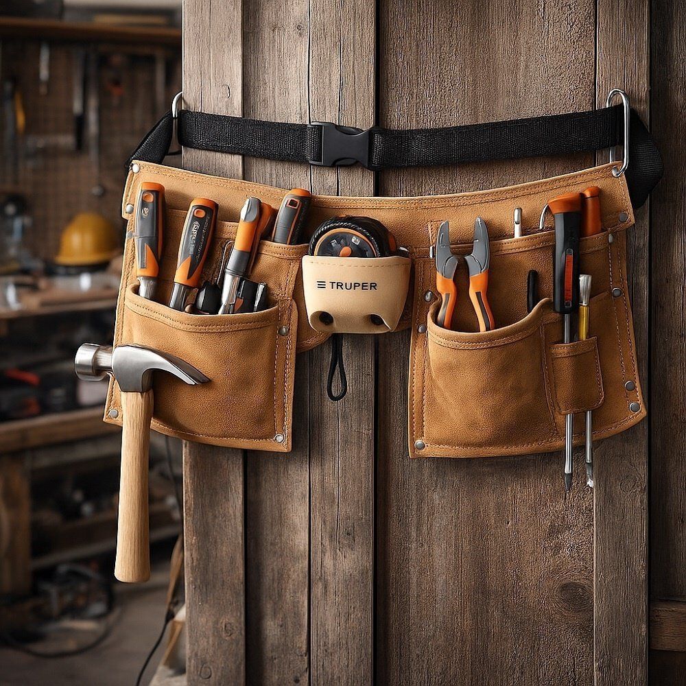 Coleto Porta Herramienta Carnaza C/cinturon 13 Com. Truper image number 3.0