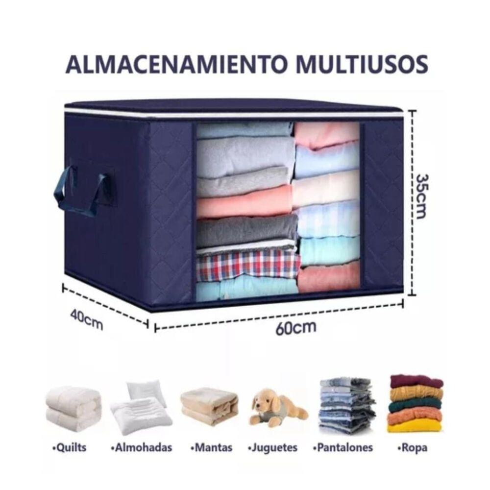 Organizador Bolsas Almacenamiento Ropa Pack 3 Hogar image number 1.0