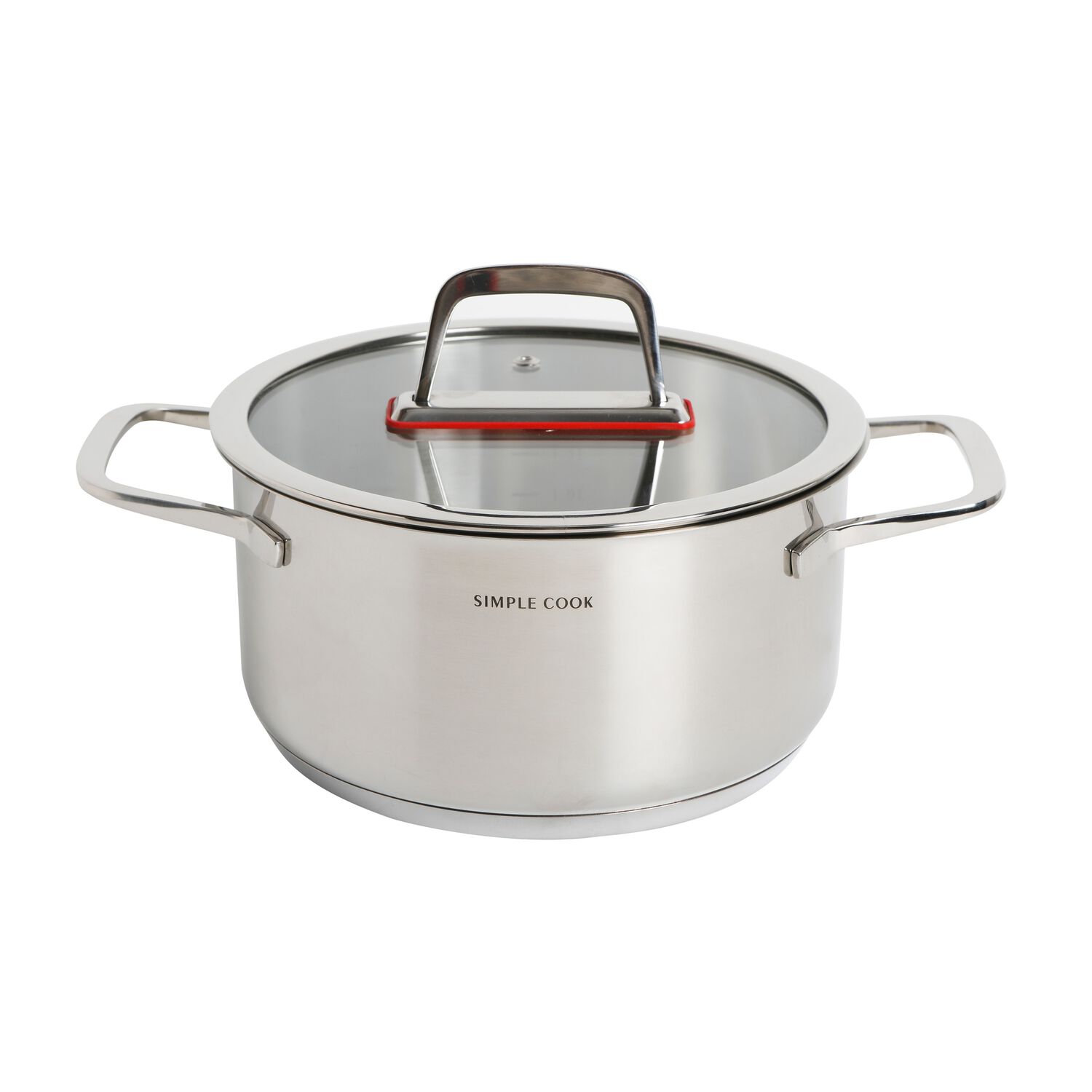 Bateria Simple Cook Burdeos 7pzs image number 6.0