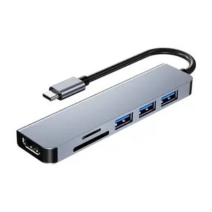 Hub Adaptador Usb Tipo C - Usb 3.0 Hdmi Microsd