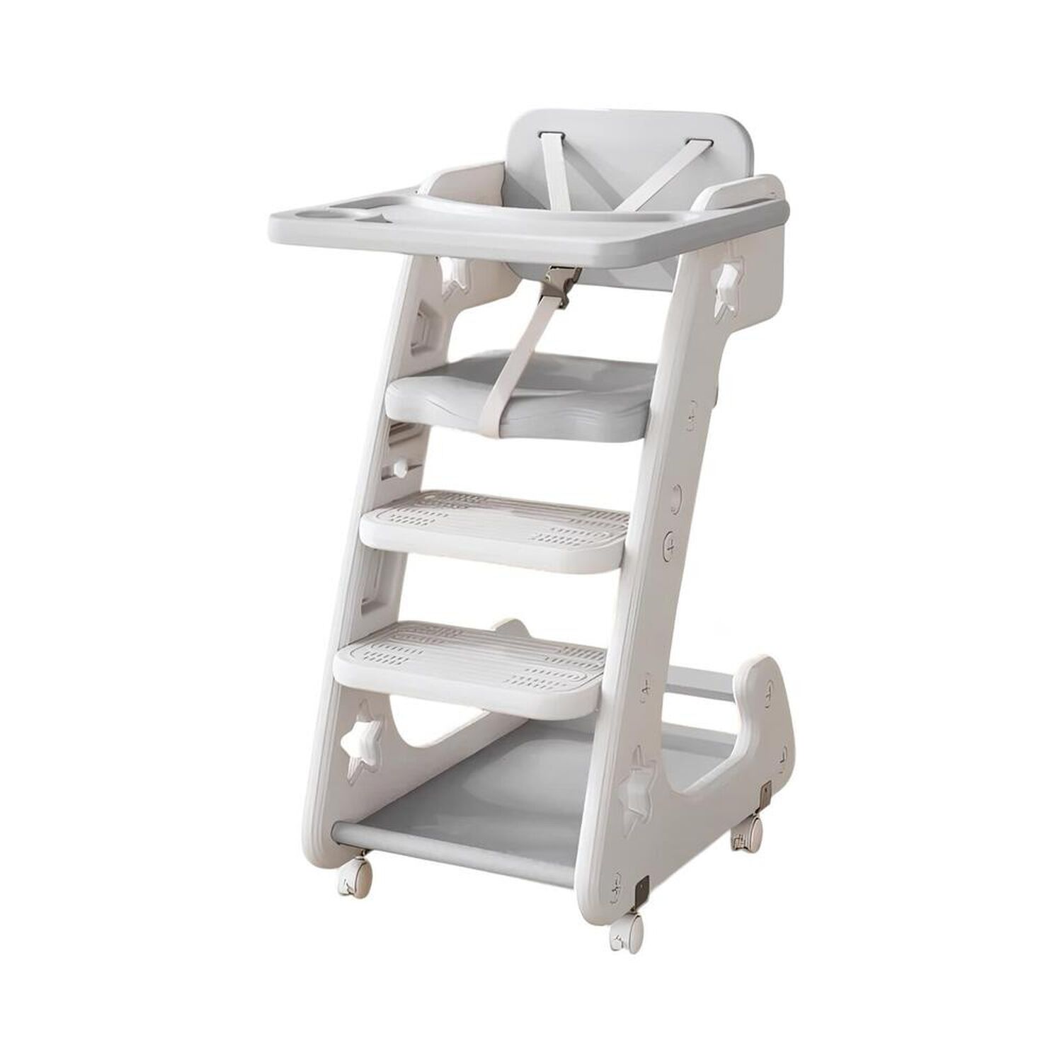 Silla De Comer Multifuncional Growth Gris Lubabycas image number 8.0