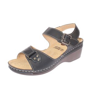 Sandalia Confort Negro Modelo Italiano Art. 5ask73337black