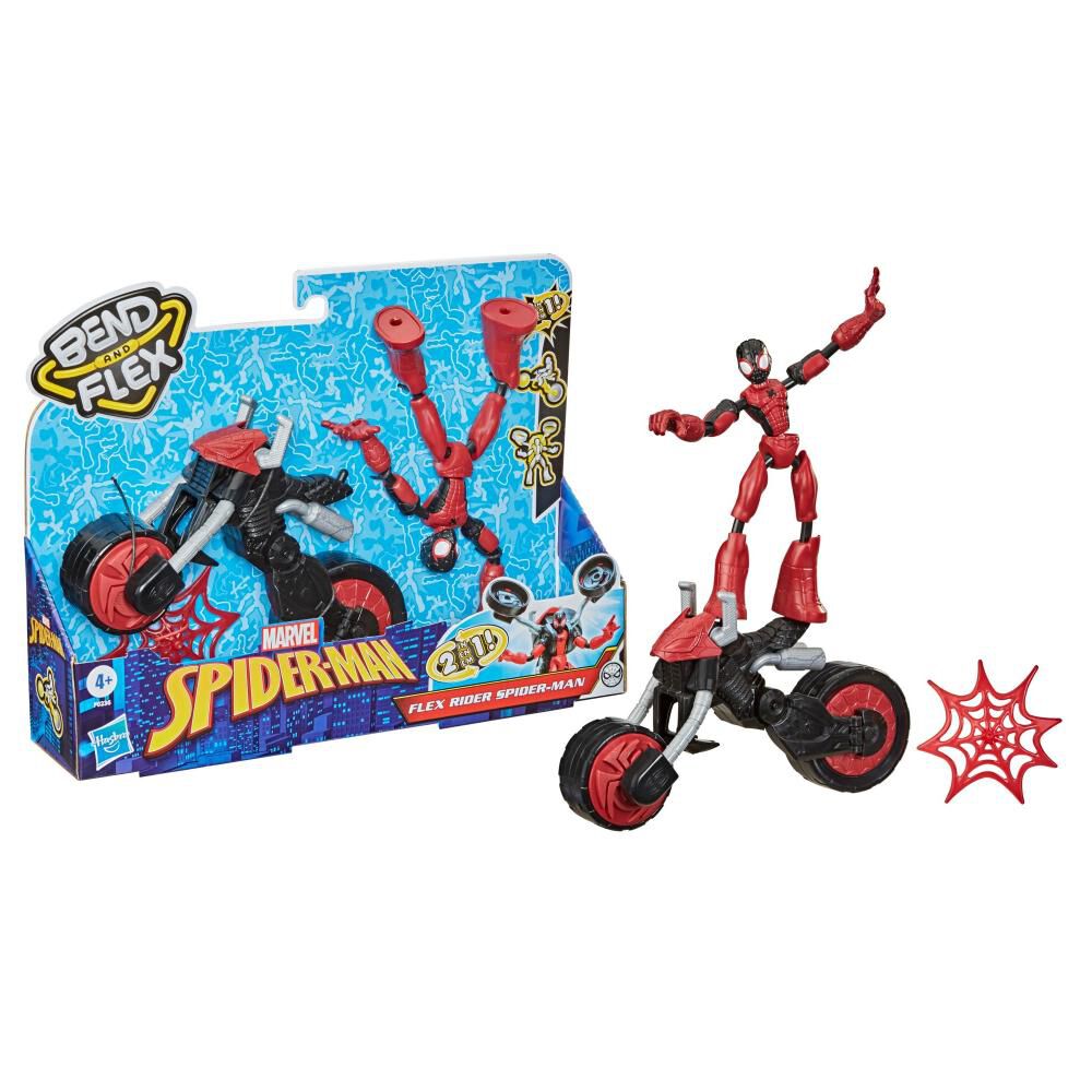 Figura De Acción Spiderman Flex Rider Spiderman image number 1.0