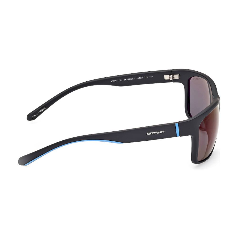 Lentes De Sol Negro Espejados Skechers image number 6.0