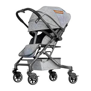 Coche De Paseo Reversible 4 Ruedas 360&deg;space Gris Lubabycas