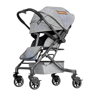 Coche De Paseo Reversible 4 Ruedas 360&deg;space Gris Lubabycas
