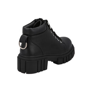 Botin Casual Mujer Negro Plataforma Cleo Detogni