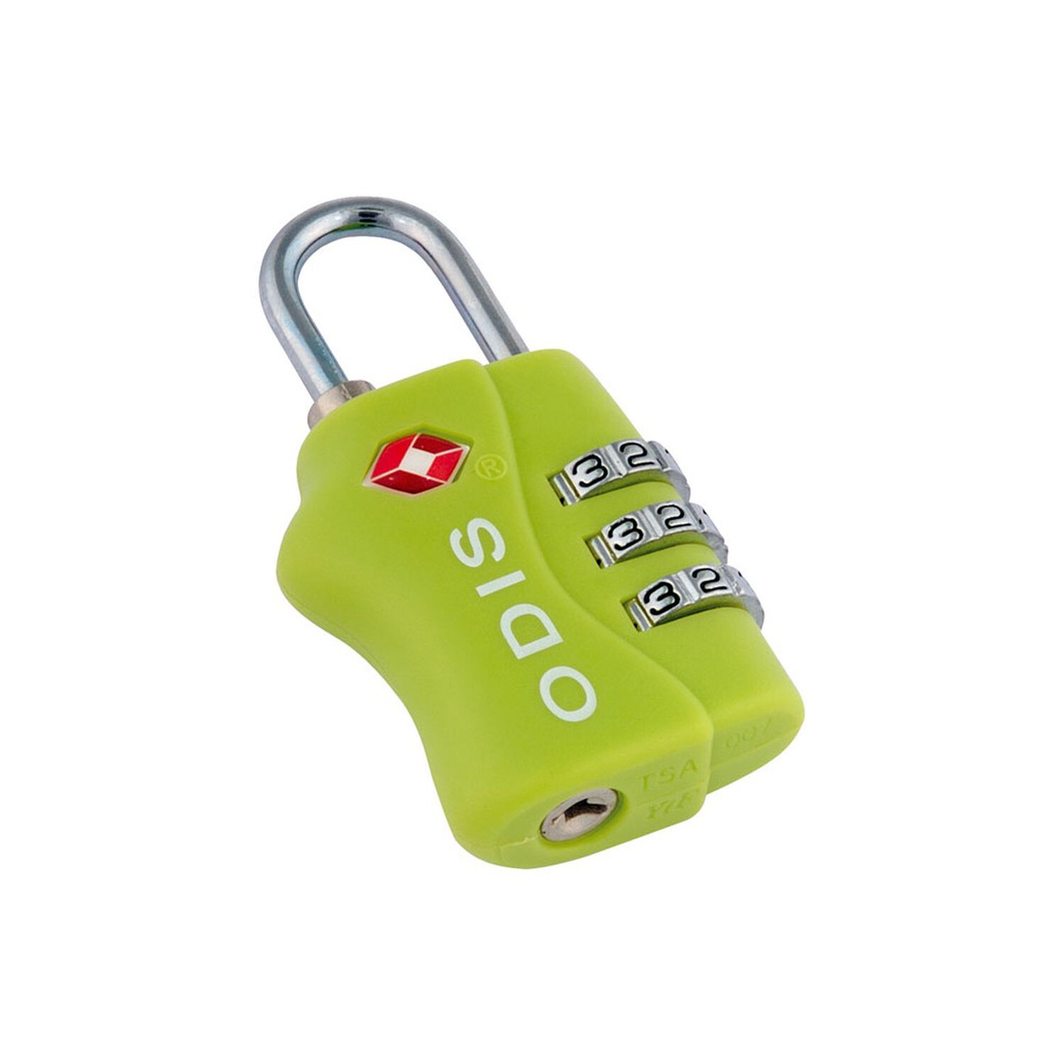 Candado Odis Tsa Maleta Viaje 33mm Con Clave - Verde image number 1.0