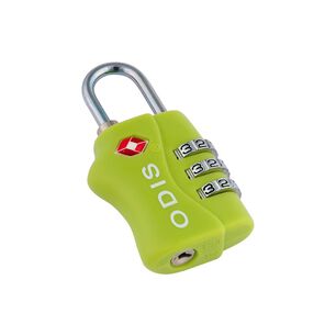 Candado Odis Tsa Maleta Viaje 33mm Con Clave - Verde