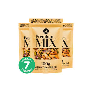 Pack 7, Snack Frutos Secos Premium Mix Keto 100gr.