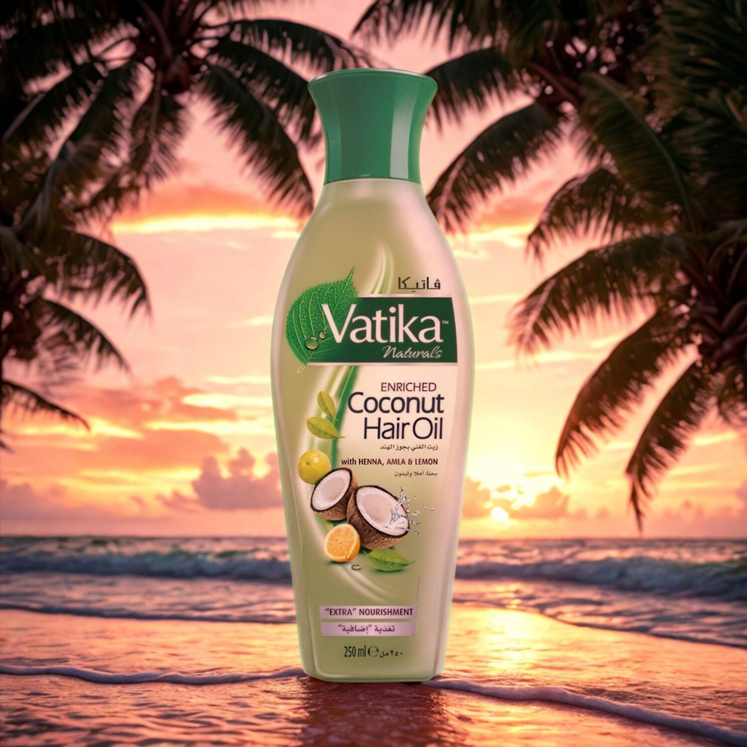Vatika Aceite Capilar Coconut, Henna, Amla & Lim&oacute;n 250 Ml image number 2.0