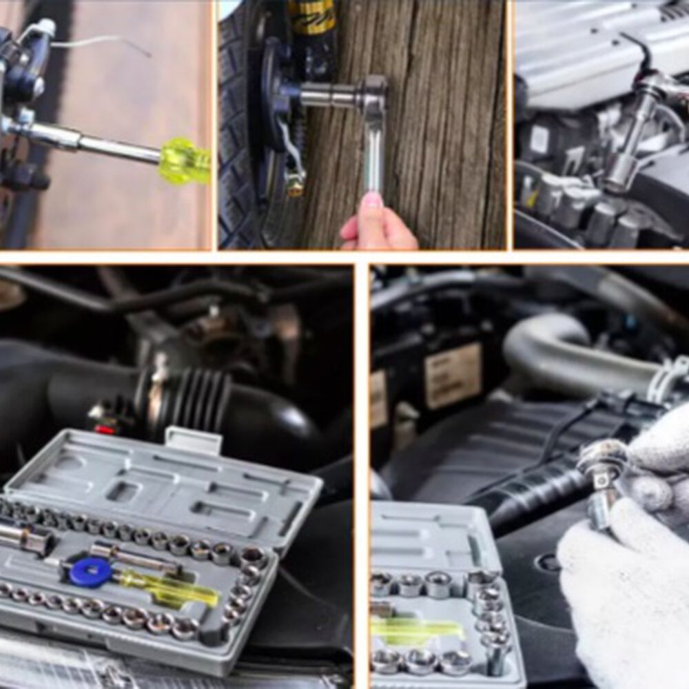 Juego De 14 Llaves Punta Corona + Caja De Dados 40 Piezas image number 3.0