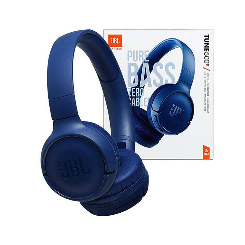 Audifono Jbl T500bt Bluetooth Azul 16 Horas De Música image number 8.0