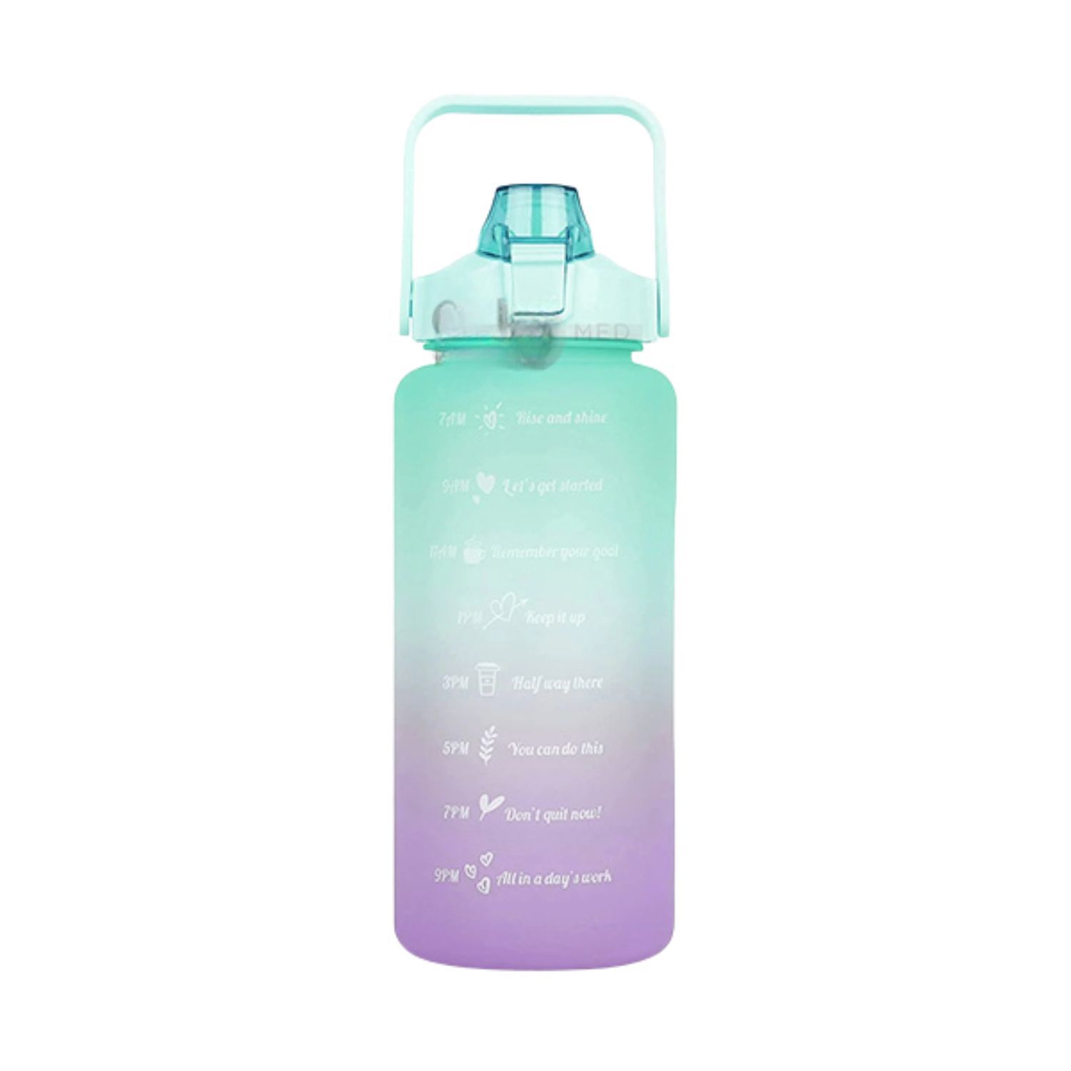 Pack 2 Botellas Agua Motivacionales De 2 Litros Y 900 Ml image number 2.0