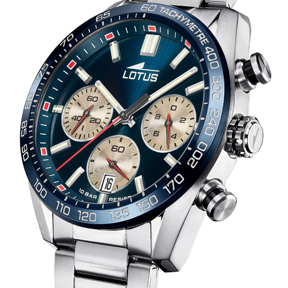 Reloj 18916/2 Lotus Azul Hombre Chrono image number 2.0