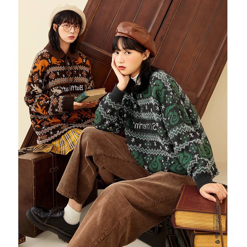 Sweater Mujer Slytherin Harry Potter Chaleco image number 5.0