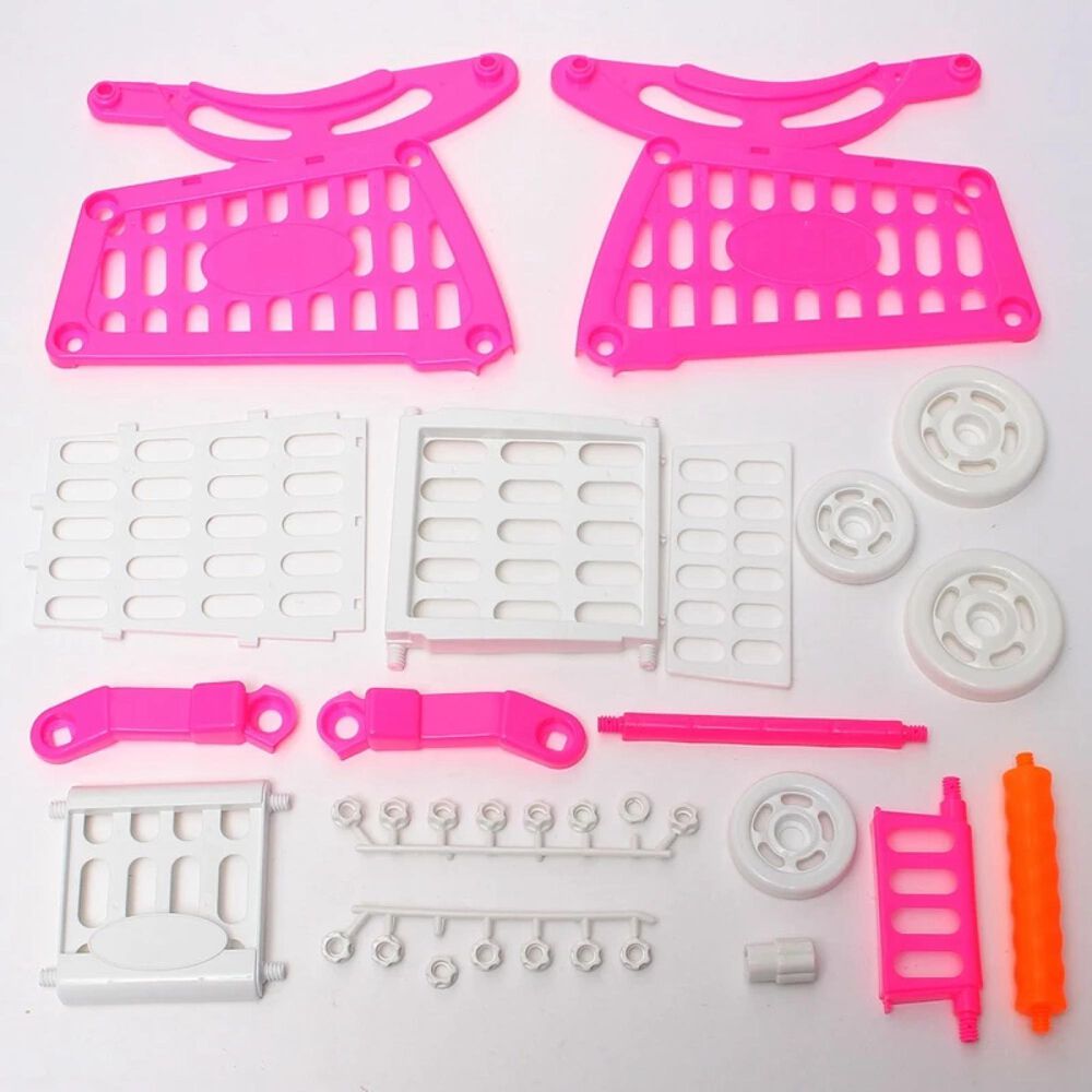 Juguete Set Carrito De Compras Con Accesorios 56 Piezas Rosado image number 2.0