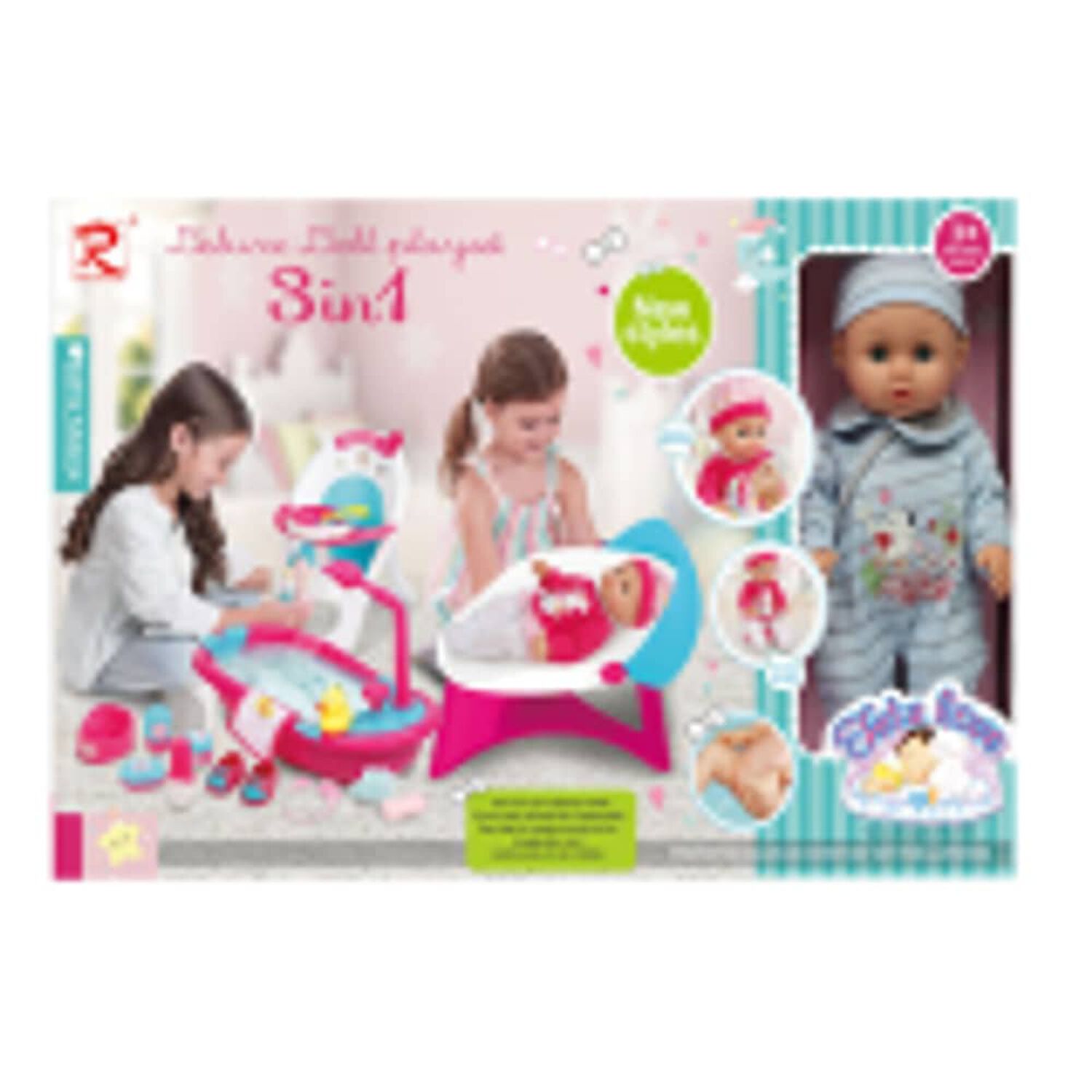 Mu&ntilde;eca "tutu Love" Deluxe 3 En 1 Celeste image number 0.0