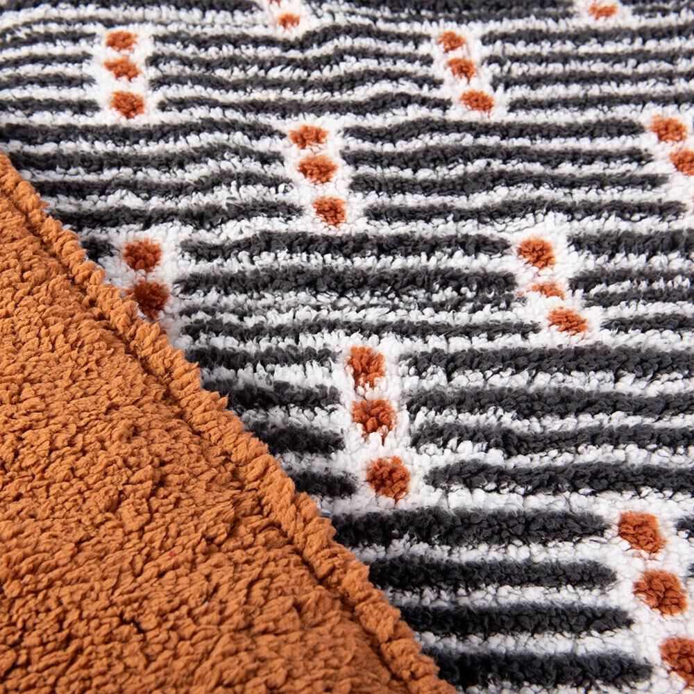 Plumon Sherpa/sherpa Estampado 2 Plazas Dots image number 1.0
