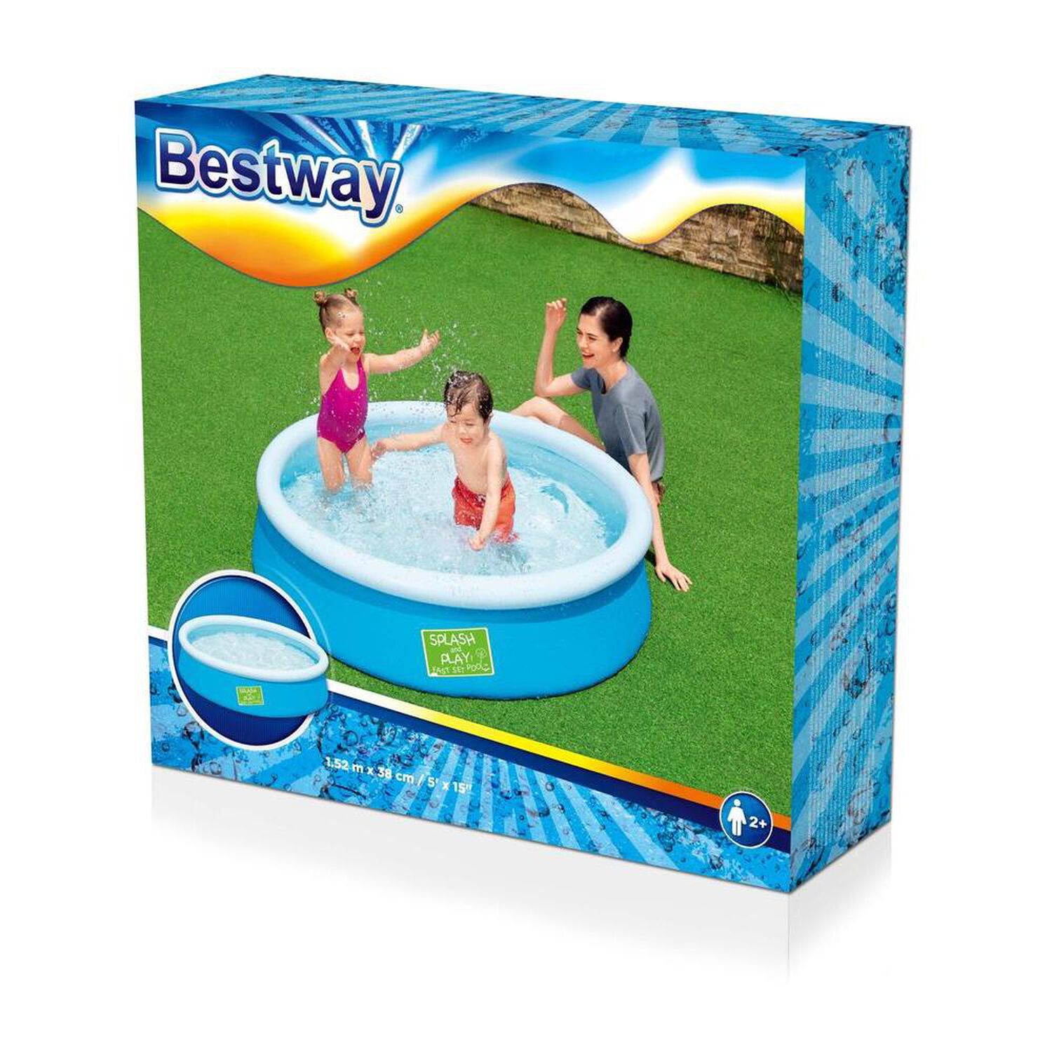 Piscina Redonda Inflable Bestway 152x38cm / 477 L image number 7.0