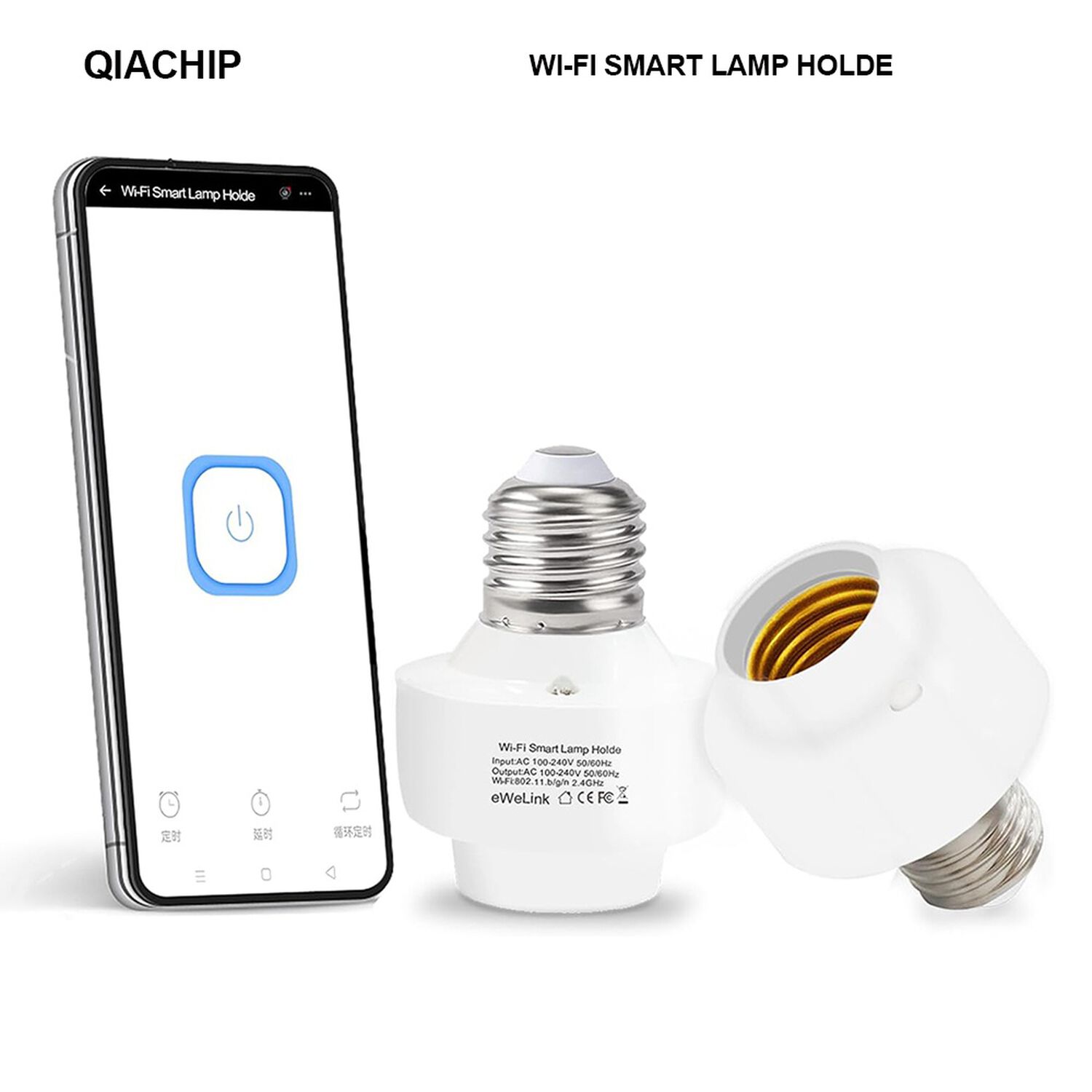 Soquete Inteligente Wifi E27 Alexa Google Sonoff Compatible image number 1.0