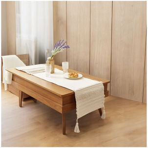 Camino De Mesa De Lino-algodon Boho 35*180cm Mod11