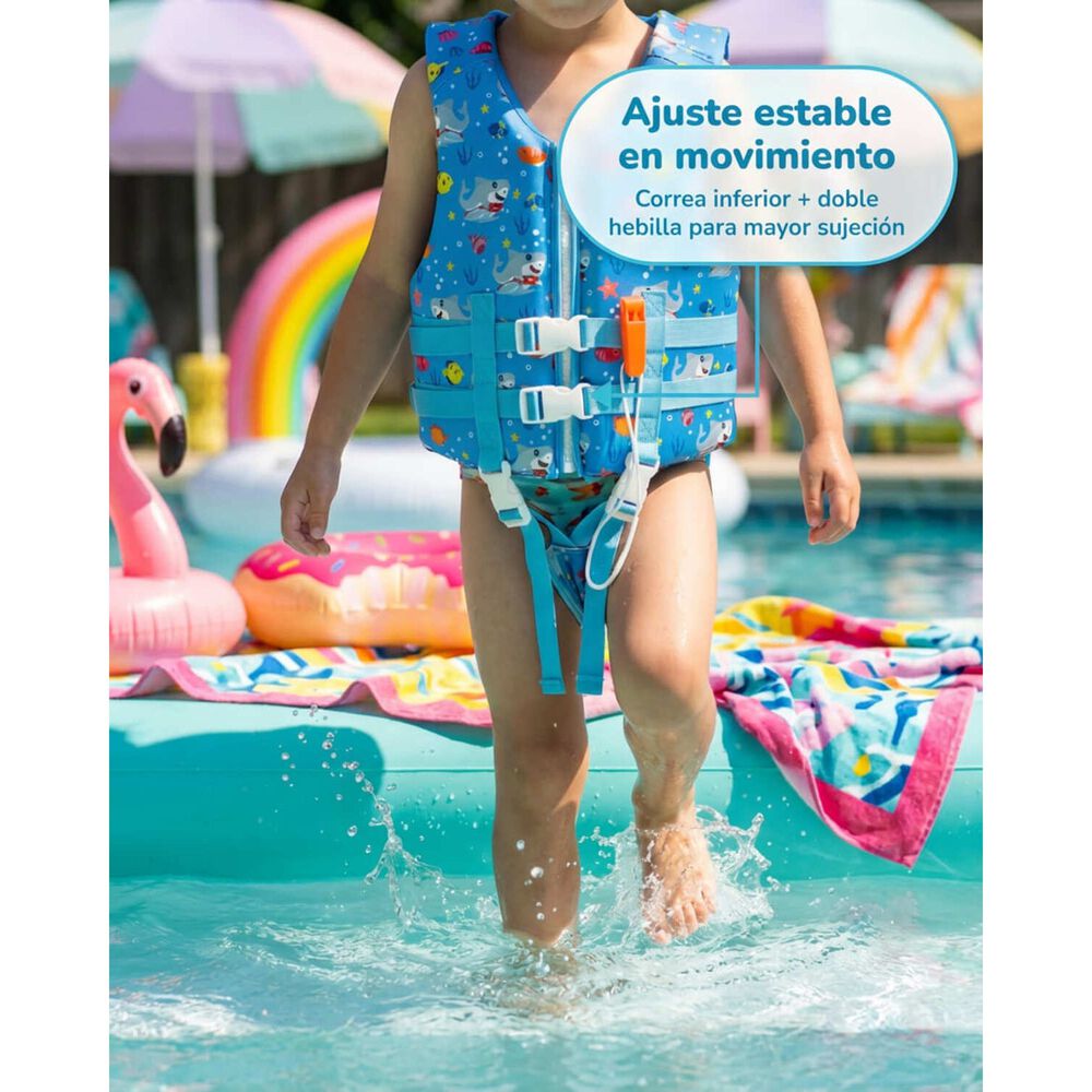 Chaleco Salvavidas Flotador Tiburon Infantil image number 4.0